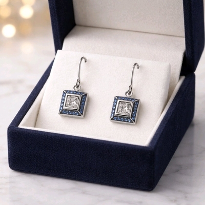 Ezüst fülbevaló (E2621CBRFB)